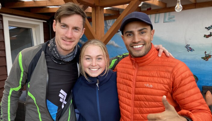 Christiane og Shawn (th) var med på Volare også i 2019. Her er de sammen med Julian Frayne (tv) Christiane og Shawn (th) var med på Volare også i 2019. Her er de sammen med Julian Frayne (tv)