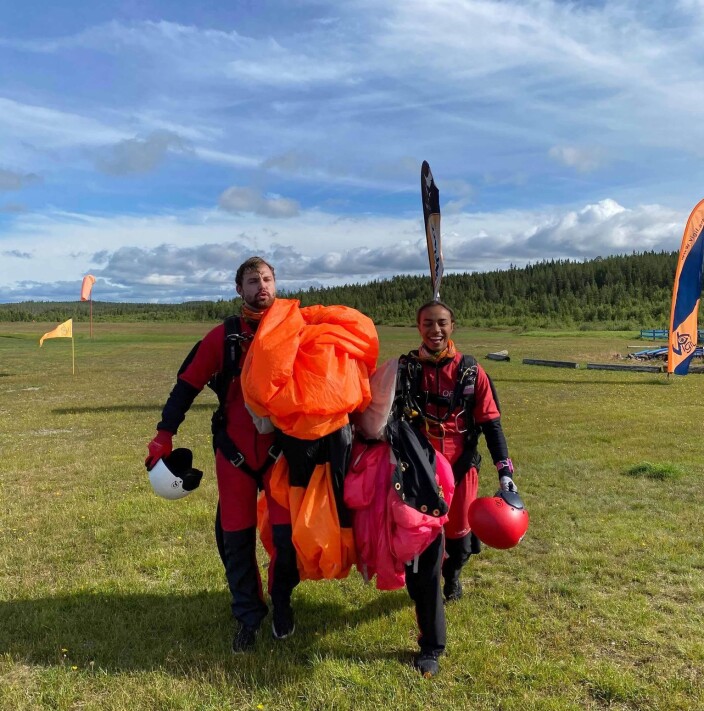 Erlend Myhr og Nadia Fjørtoft Erlend Myhr og Nadia Fjørtoft