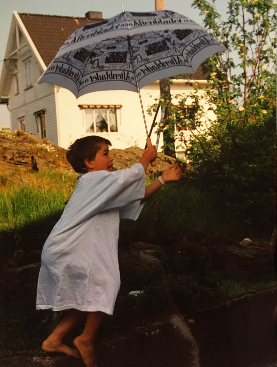 Mitt første hopp, ca 1991