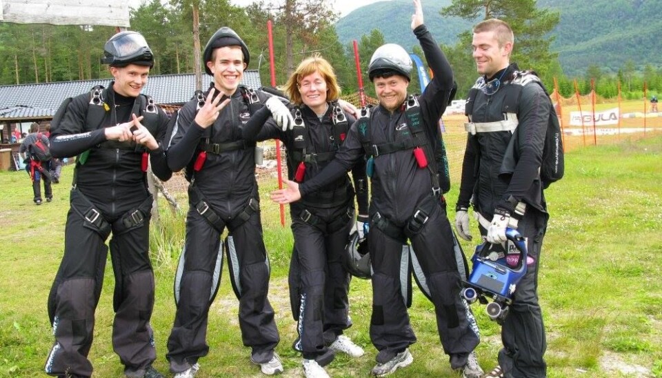 x3M4s under norgescup på Voss i 2009. Yngve, Kjetil, Marianne, Tore og Børre.