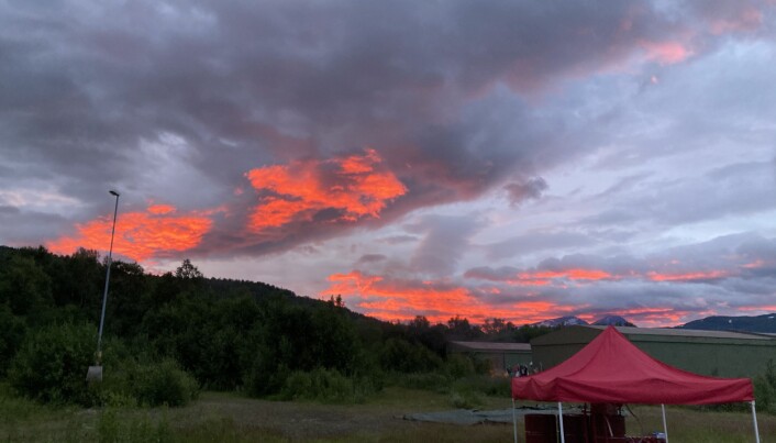 Magisk midnattshimmel på midnight sun boogie Magisk midnattshimmel på midnight sun boogie