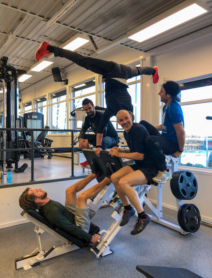 Lagtrening på olympiatoppen Lagtrening på olympiatoppen