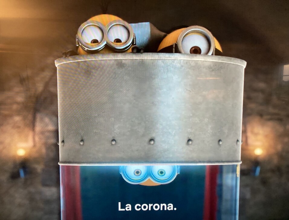 Det har blitt mye TV den siste uka. Til og med minions kikker dømmende i min retning