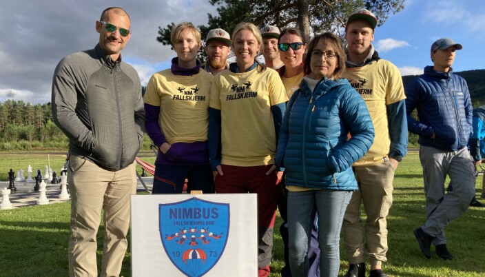 Viken Warriors, og resten av delegasjonen fra Nimbus Fallskjermklubb, fra NM 2020 Viken Warriors, og resten av delegasjonen fra Nimbus Fallskjermklubb, fra NM 2020