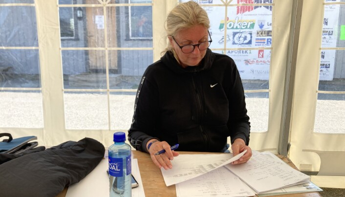 Vibeke Valle hadde lange dager med mye jobb, under NM 2021 Vibeke Valle hadde lange dager med mye jobb, under NM 2021