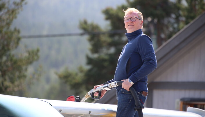 Pilot Agnar Stene, fueler. Pilot Agnar Stene, fueler.