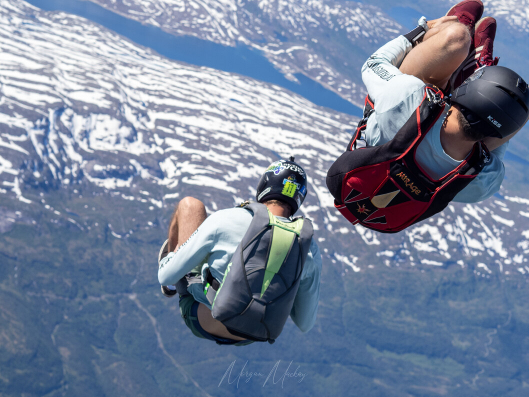 Funjump under Ekstremsportveko i sommer. Funjump under Ekstremsportveko i sommer.